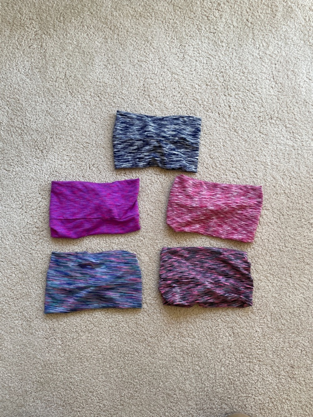 Women’s Multicolor Twisted Knot Headbands - Pack of 5